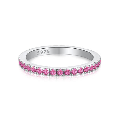 [Vivid Aurora]Delicate Sparkling Round Cut Daily Ring