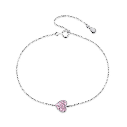 [Vivid Aurora]Heart-Shaped Gentle and Versatile Bracelet