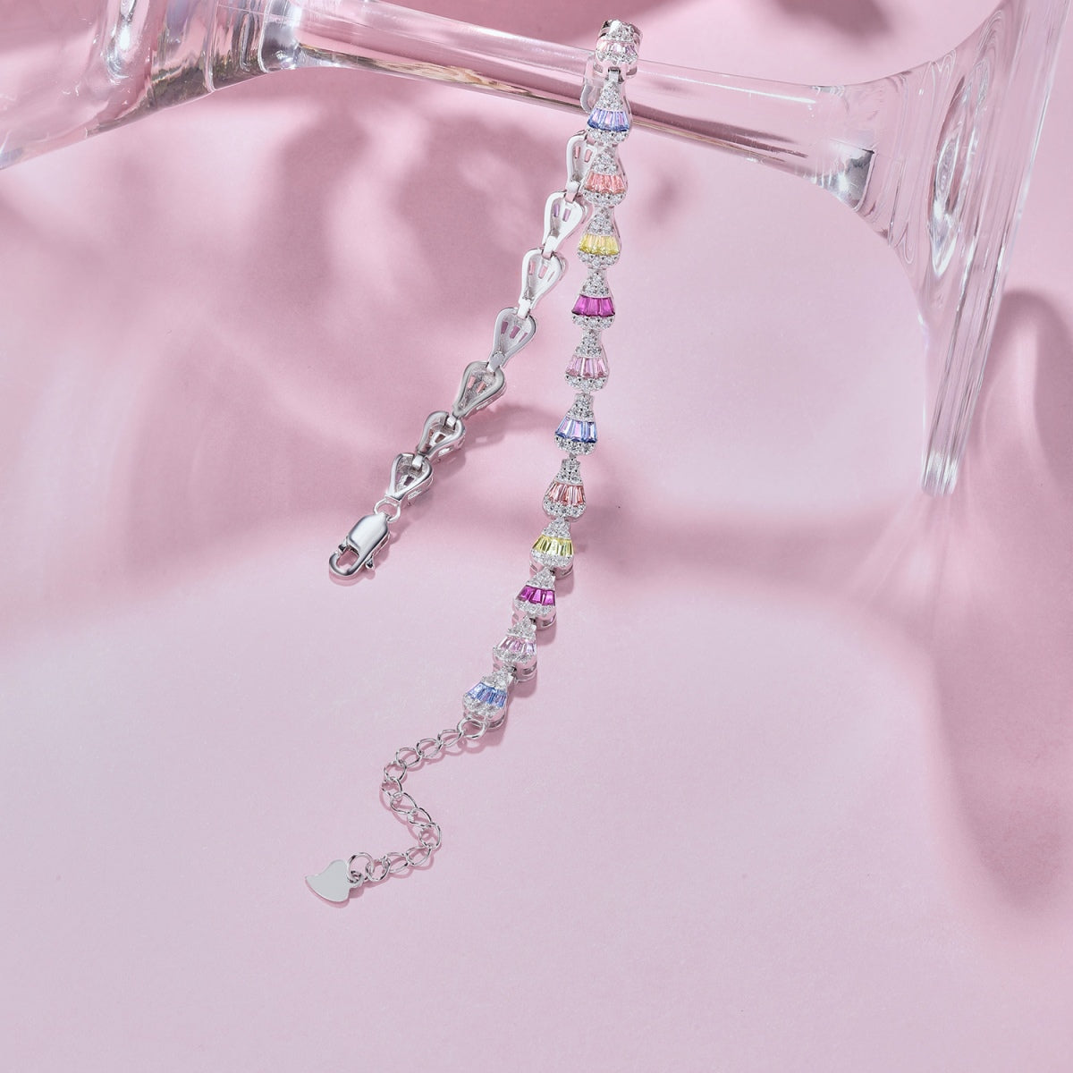 [Vivid Aurora]Radiant Water Drop Shape Daily Bracelet