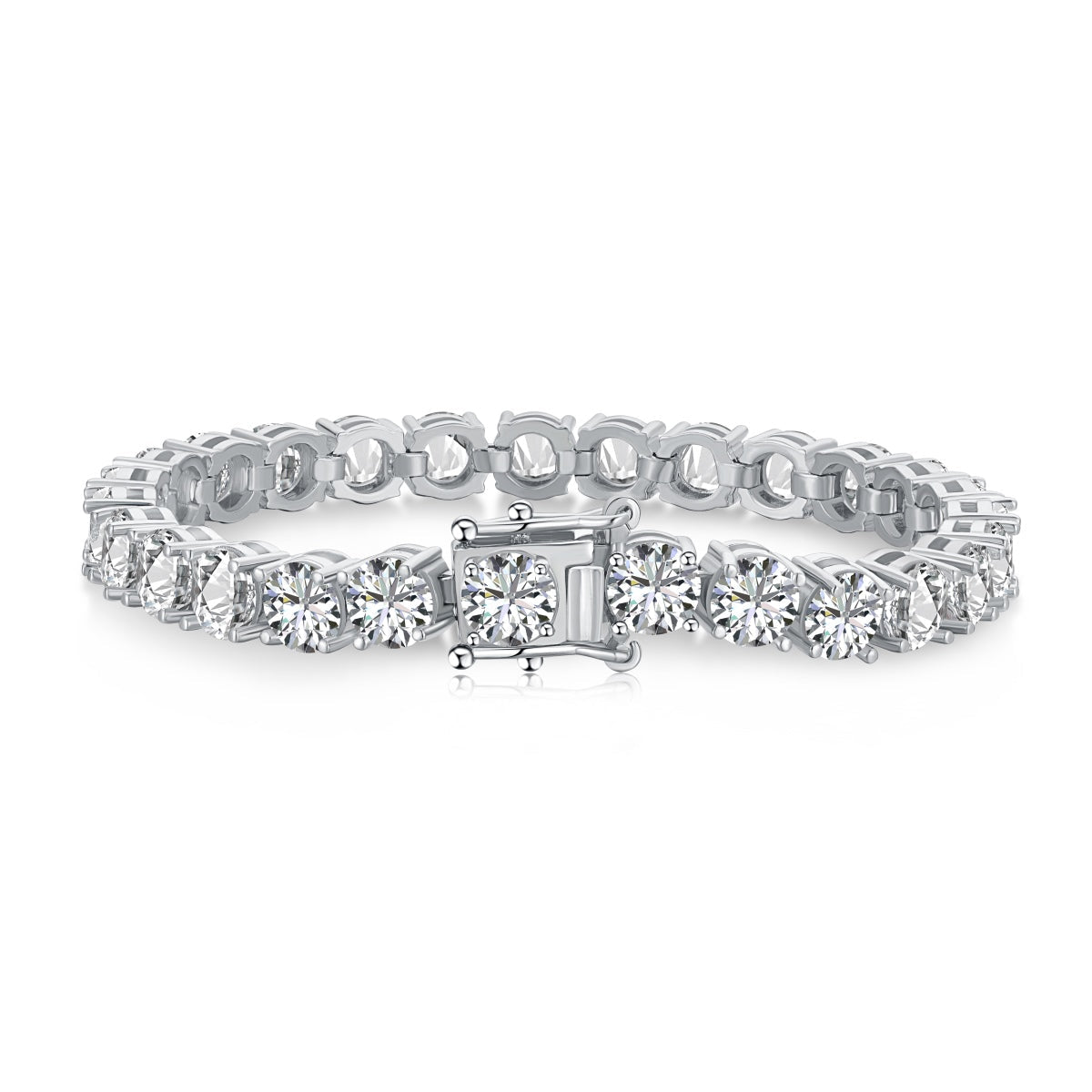 [Vivid Aurora]0.75 Carat Dazzling Round Cut Wedding Bracelet