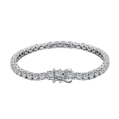 [Vivid Aurora]Luxurious Ornate Round Cut Tennis Bracelet