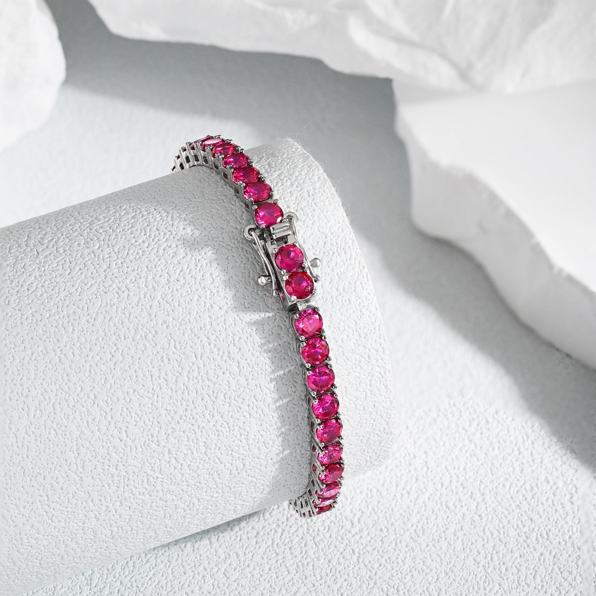 [Vivid Aurora]Radiant Colorful Round Cut Party Bracelet